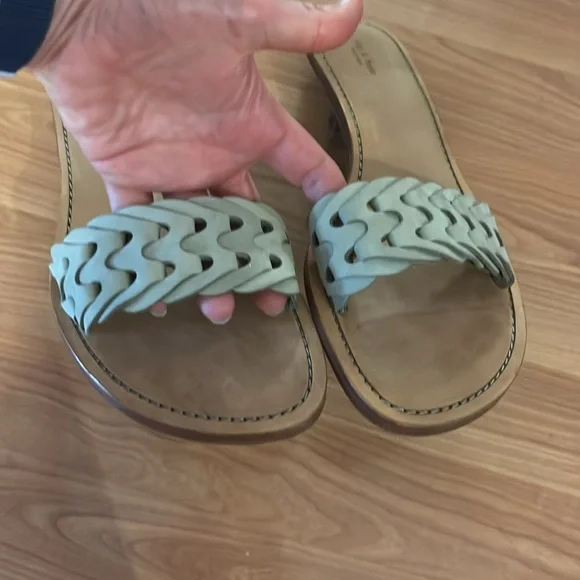 Brand new Rag & Bone Melrose Mid kitten heel sandals. Size 10. Mint nubuck. - Picture 3 of 13